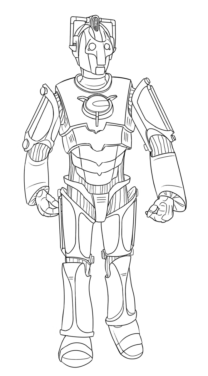 Colour-Your-Own Cyberman by jinkies36 on DeviantArt