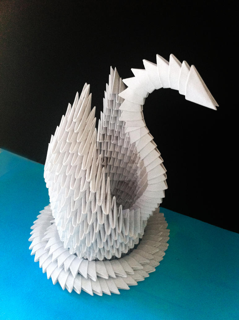Origami Swan by itsfrancesca on DeviantArt