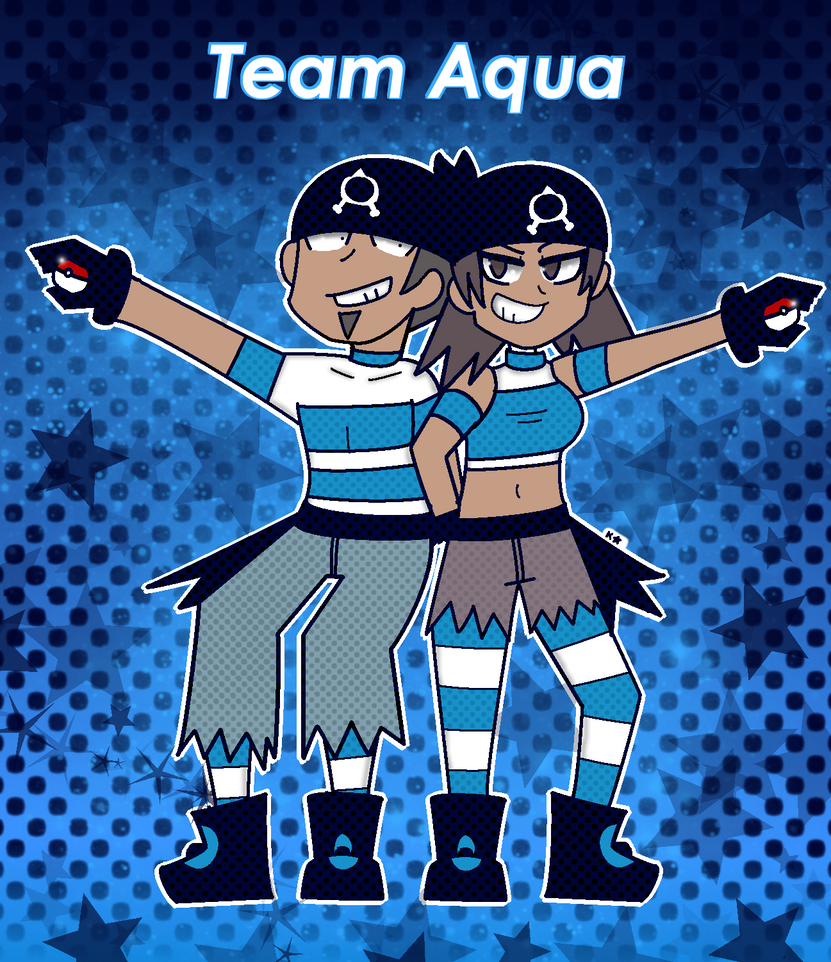 Team Aqua Grunts By Chikamew On Deviantart