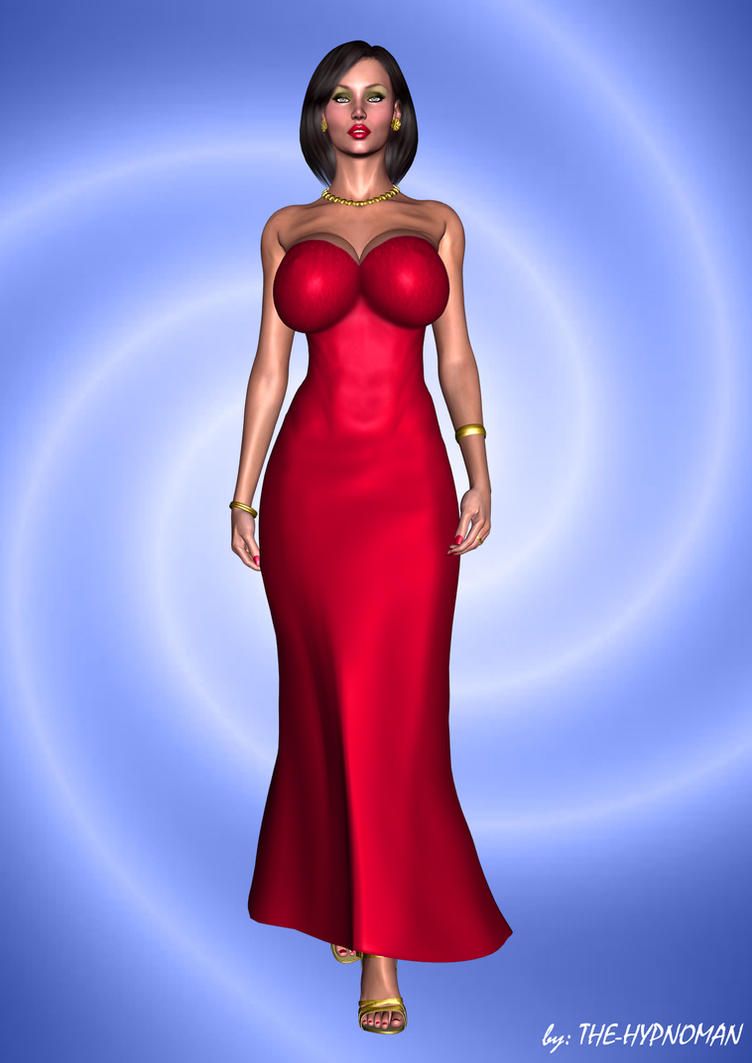 Sandra Hypnotized In Red Dress By The Hypnoman On Deviantart
