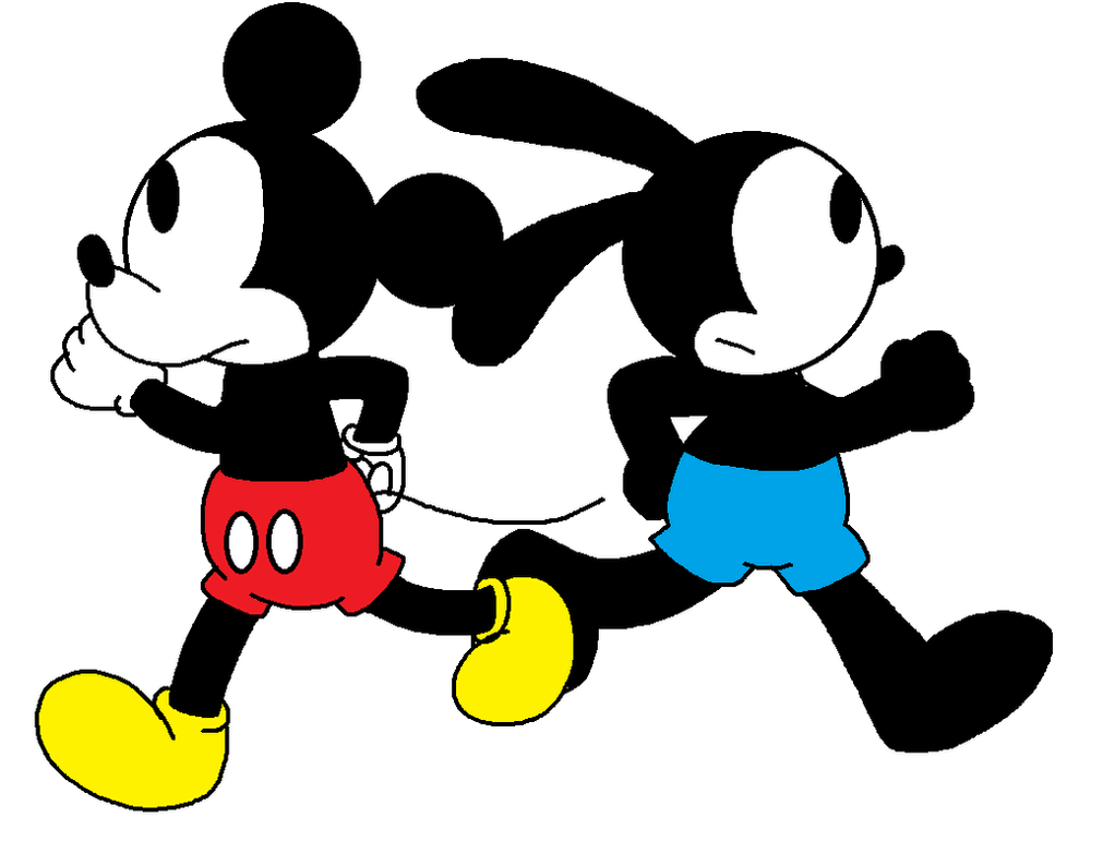 mickey mouse running clipart - photo #24