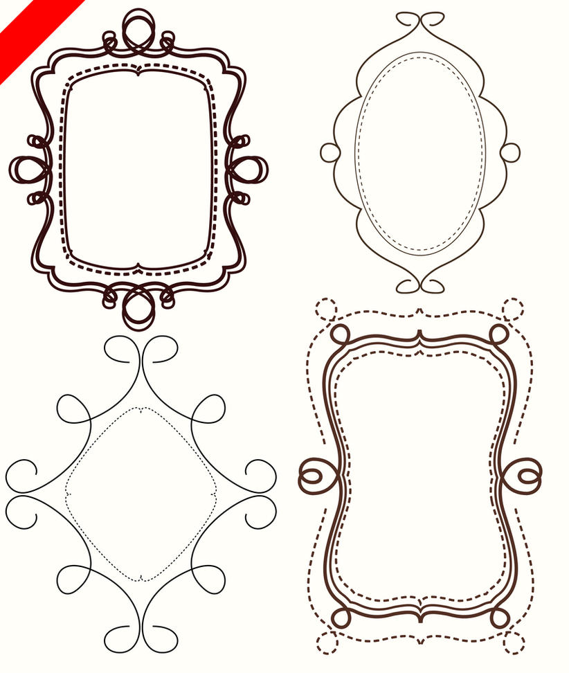 FREE doodle frames clip art by PicturesOfPelicans on DeviantArt