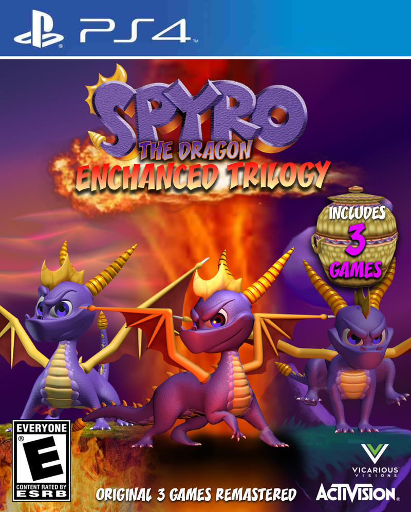 O jogo “Spyro the Dragon” deve ganhar versão remasterizada no PlayStation 4