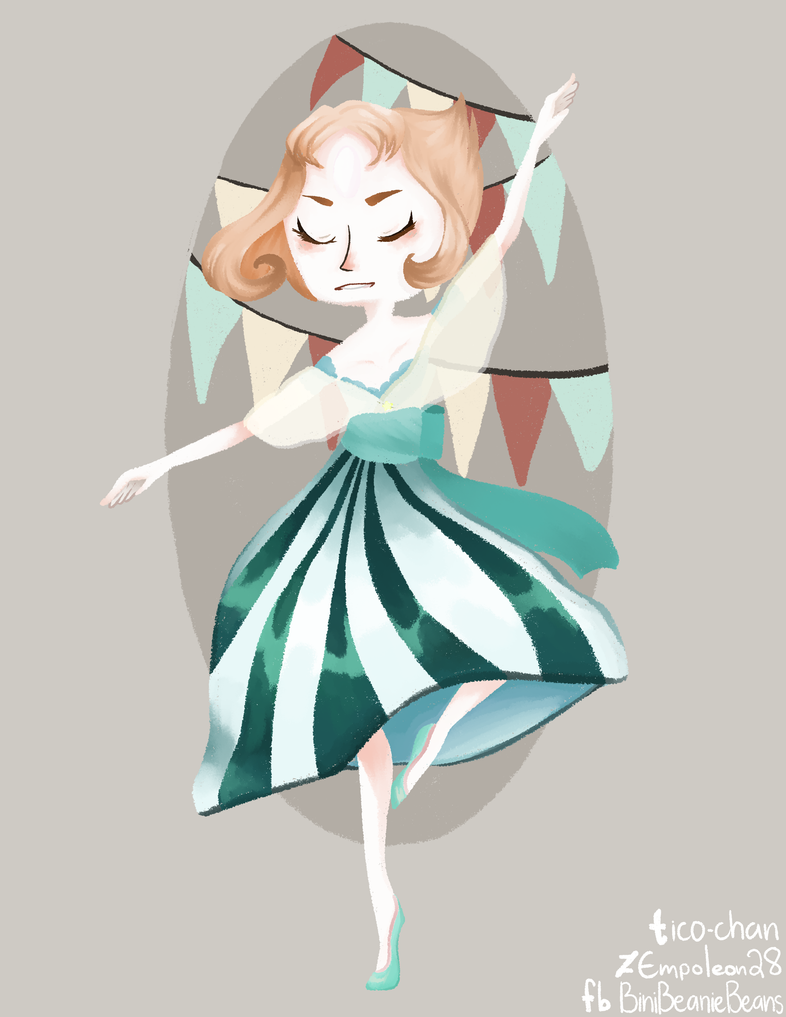 Pearl + Philippines crossover! The Philippines is also known as the "Pearl of the orient"  Pearl from steven universe fan art! Drawn with paint tool sai. tumblr: ico-chan deviantART: Empoleon2...
