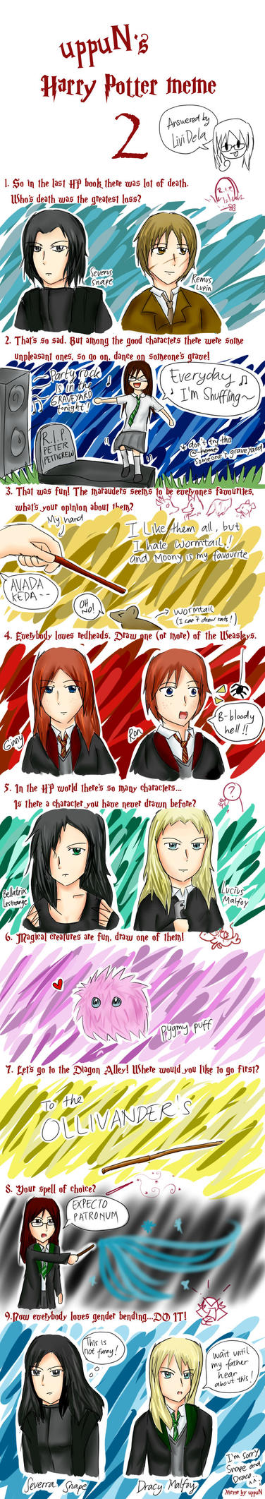Harry Potter Art Meme 2 by LiviDela on DeviantArt