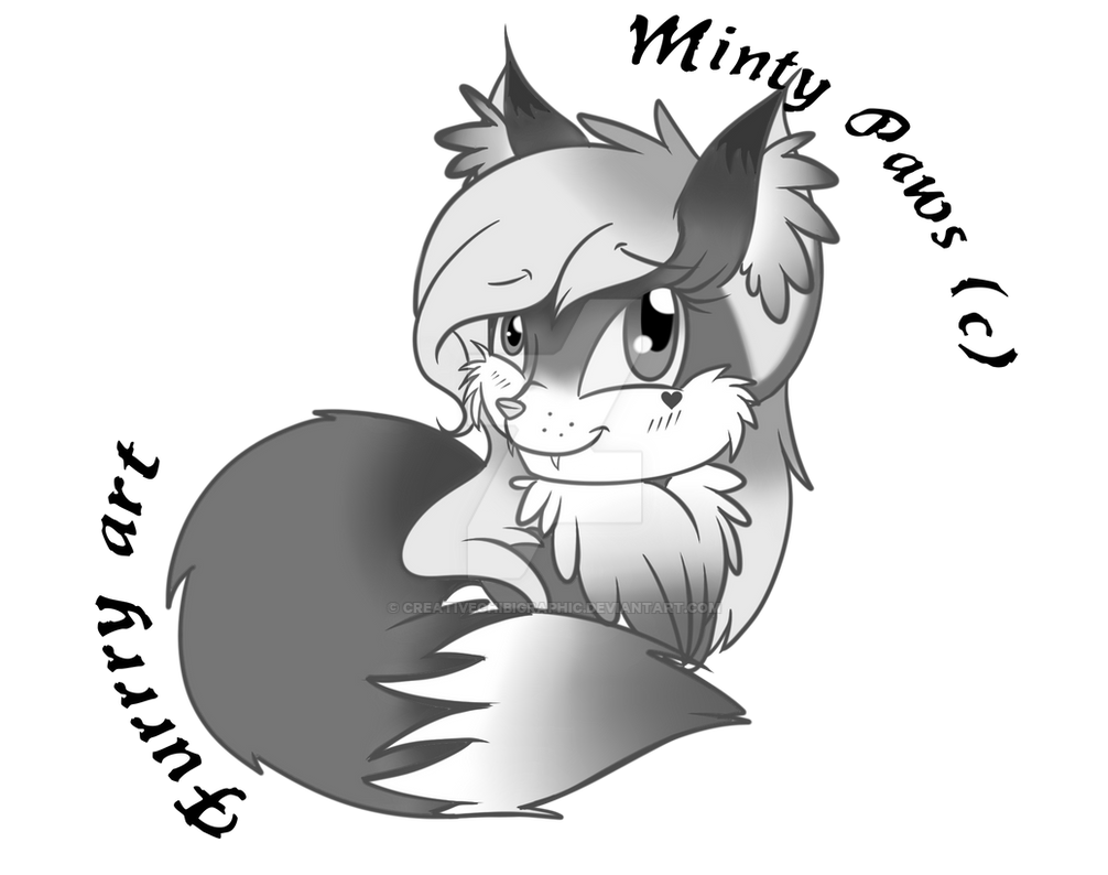 Furry Watermark for furry art by CreativeChibiGraphic on