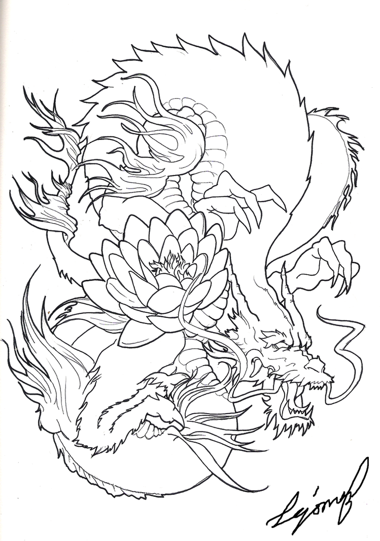 Japanese Dragon by Drito on DeviantArt