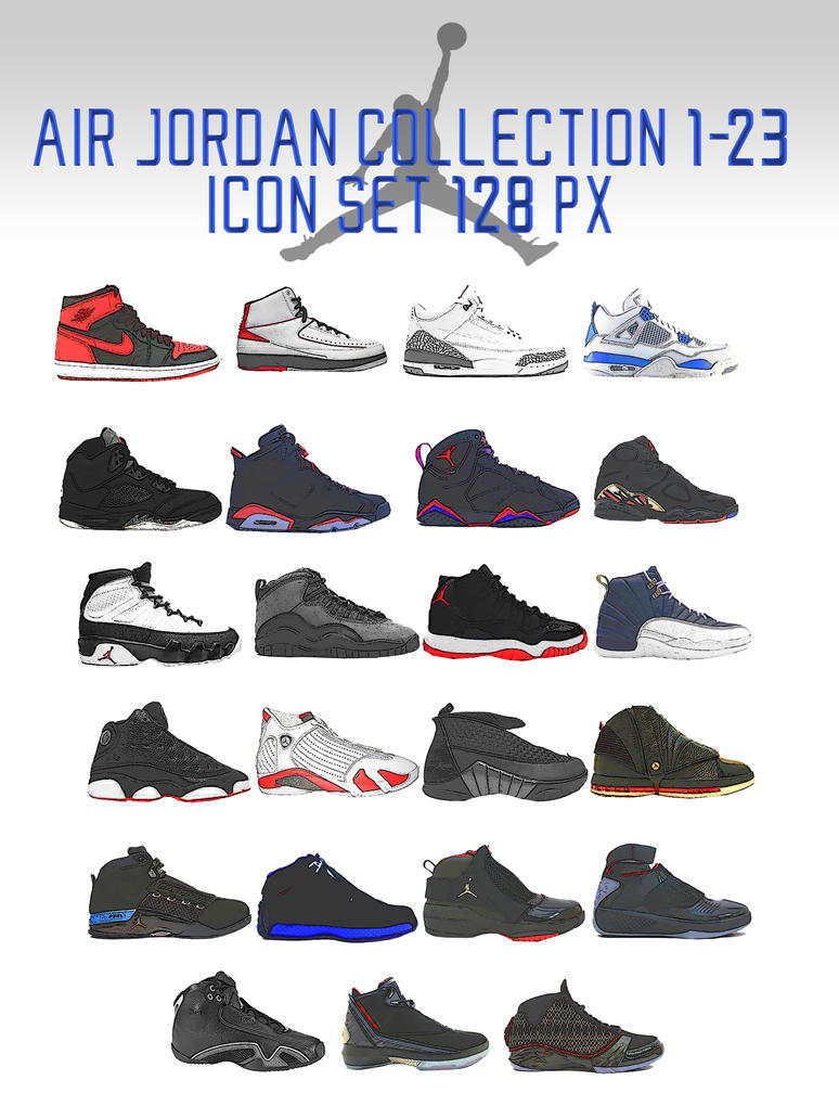 jordans from 1 to 23