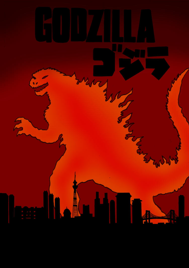 Godzilla Fan Poster by Comicbookguy54321 on DeviantArt