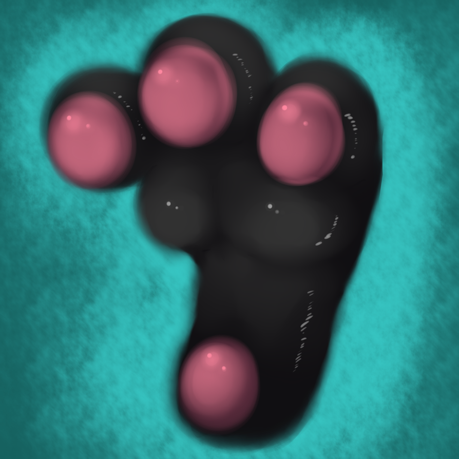 Painted Paw by DimentioDestoryer on DeviantArt