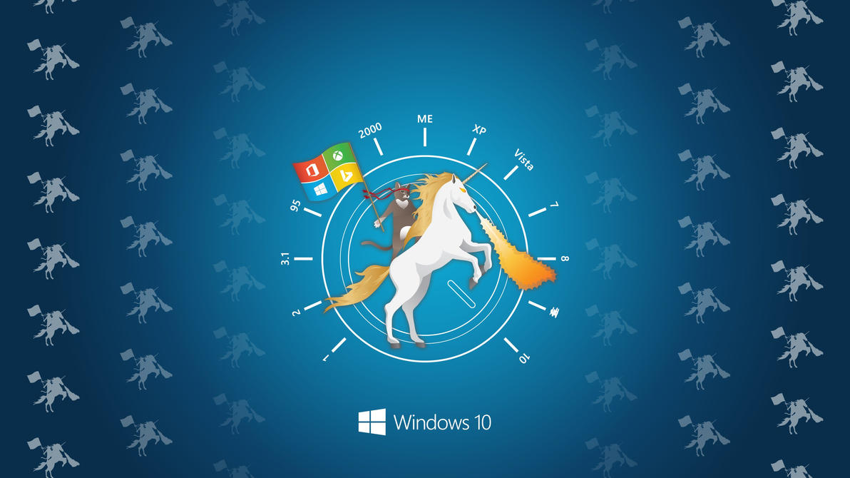 Windows 10 Ninja Cat Unicorn Wallpaper By Epzik8 On DeviantArt