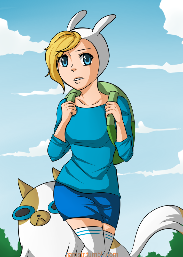Adventure Time Fionna And Cake By Ozamham On Deviantart