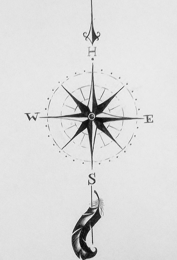 Compass Tattoo by LittleCheescake on DeviantArt