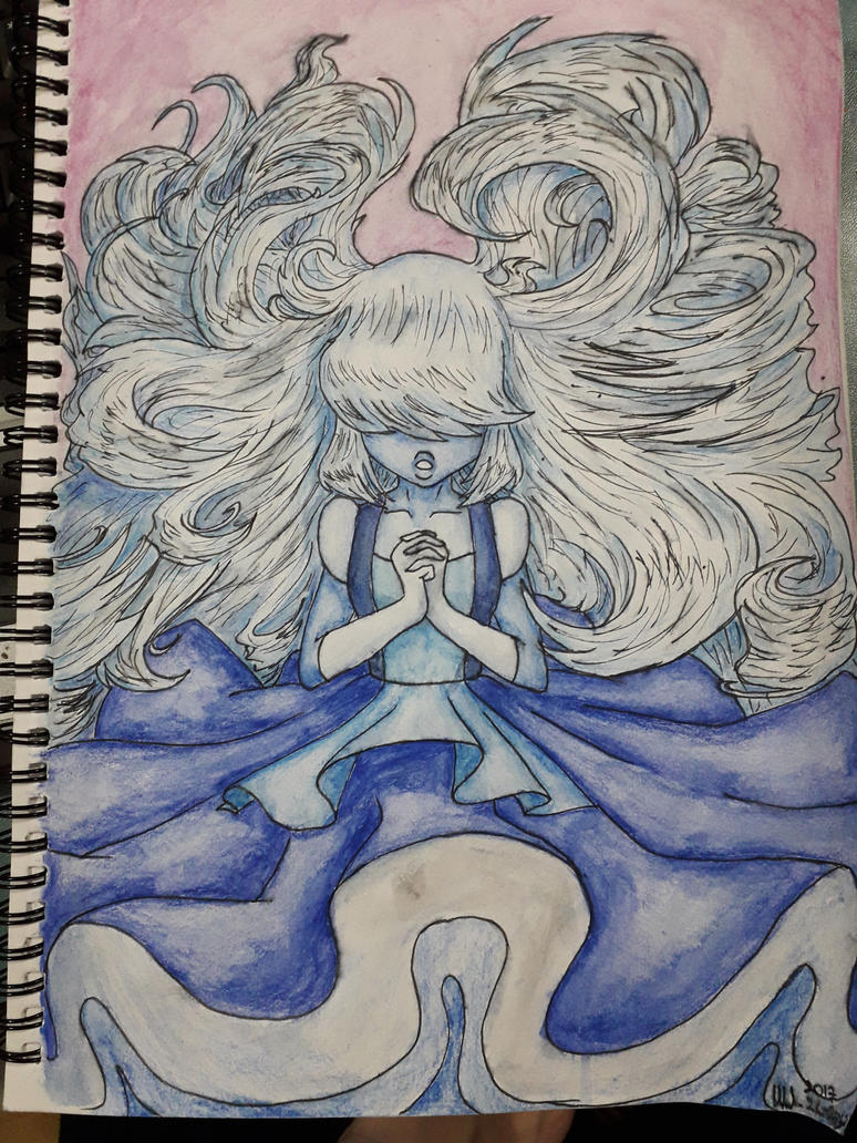 So, i just finished watching all the seasons this weekend (not like i didn't know about SU) and i wanted to draw smth. So i drew Sapphire! For the first time!