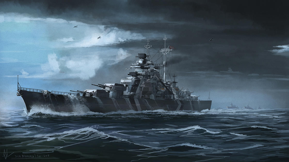 DKM Bismarck by highdarktemplar on DeviantArt