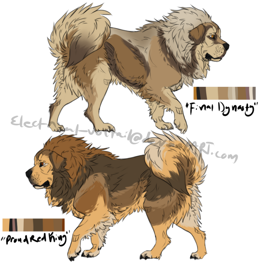 Tibetan Mastiff Adopts// Batch 1 [CLOSED] by VikaVolttail