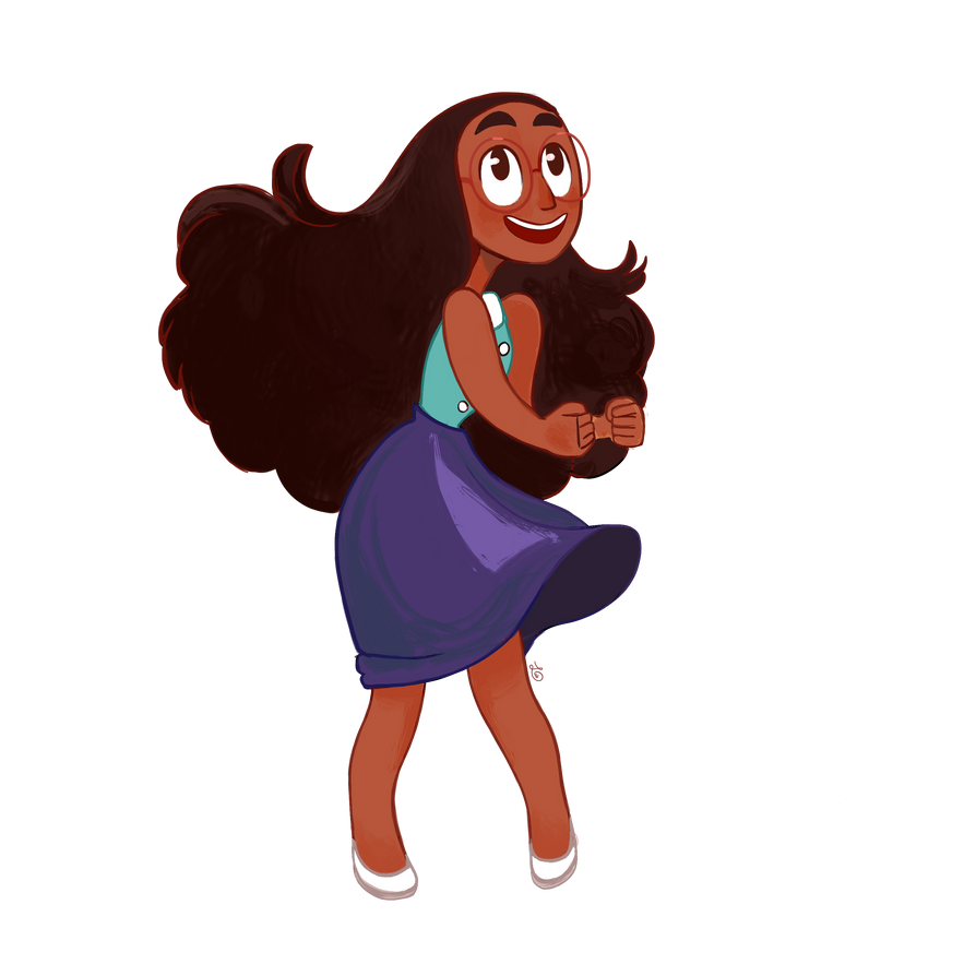 Steven universe is seriously super duper cool. Here's a drawing of Connie!