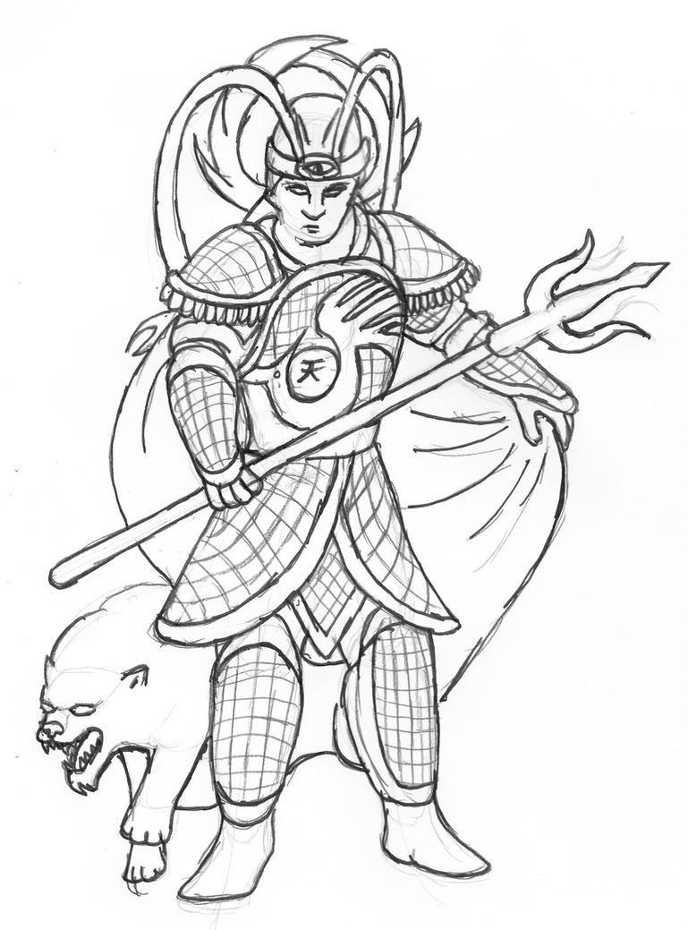 Smite Coloring Pages 8