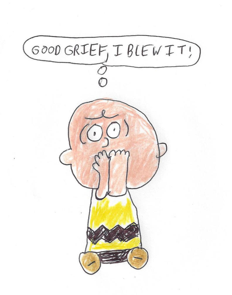 Charlie Brown - Good grief, I blew it by dth1971