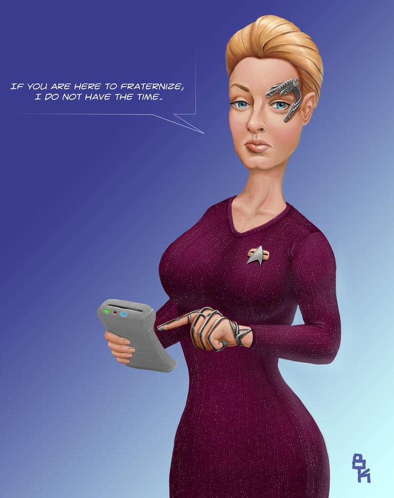 Star Trek Voyager 7 of 9 by BjornKeks on DeviantArt