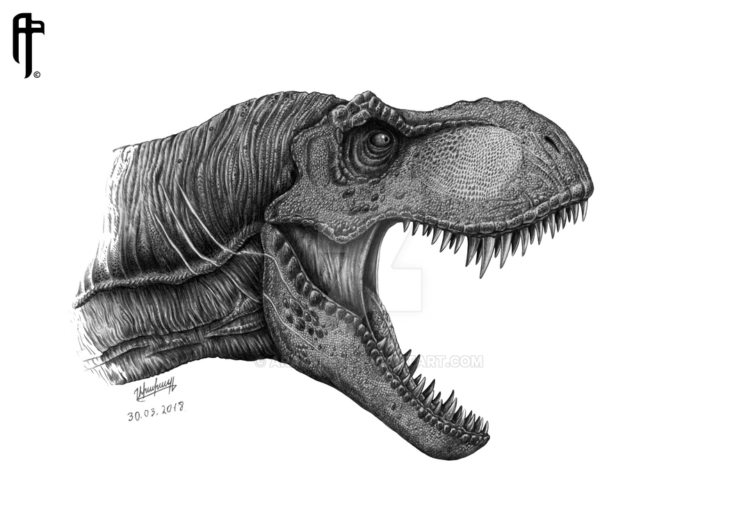 Jurassic World T  Rex  Rexy portrait by Aram Rex  on 