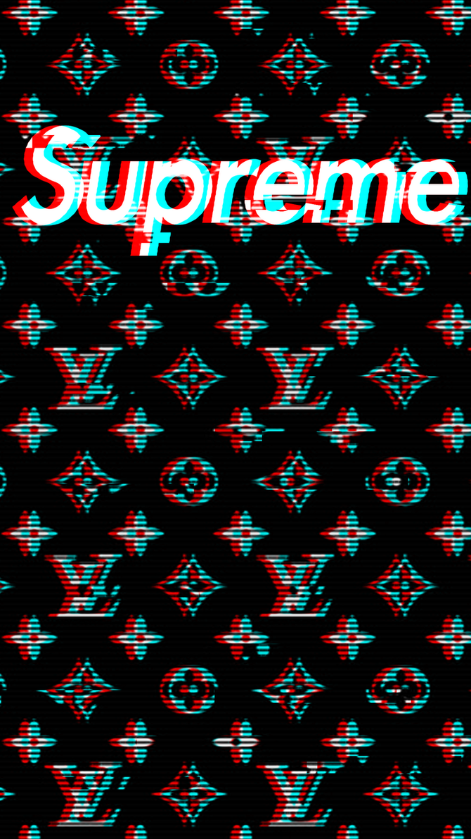 Louis Vuitton Supreme Mobile Wallpaper by ARON260 on DeviantArt