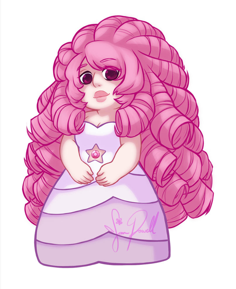 I'm making a LOT of Steven Universe stickers this year for my next conventions. A few of the characters will have multiple stickers. FINALLY, the Rose sticker is complete. Her hair has way more sha...