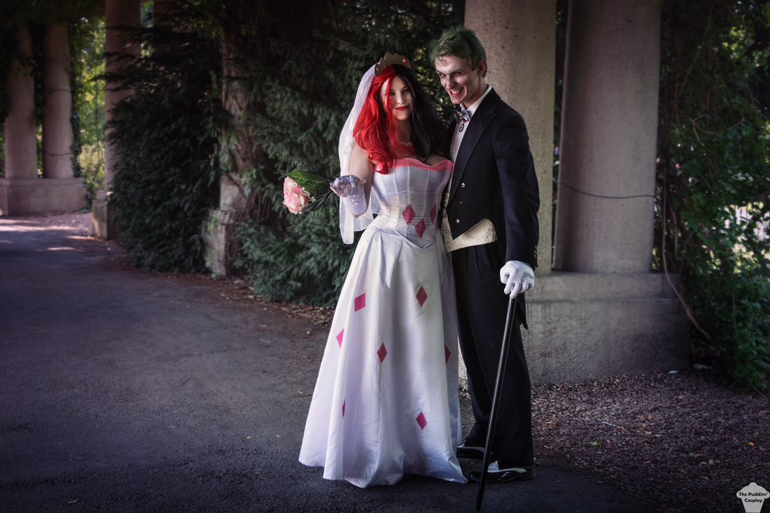 Image result for joker and harley quinn wedding