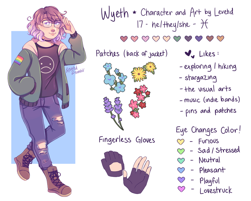 OC Reference Sheet: Wyeth by Levetid