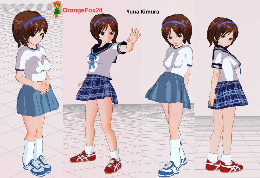 My 3DCG Yuna Kimura by OrangeFox24 on DeviantArt