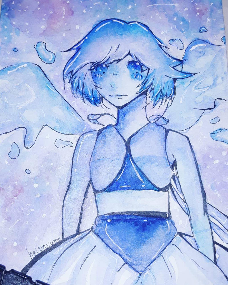 Fanart of Lapis Lazuli from Steven Universe ! So much work on it ; /// ; And finally done my gosh ! 0 - 0 HeionYume is actually my Instagram art account :3