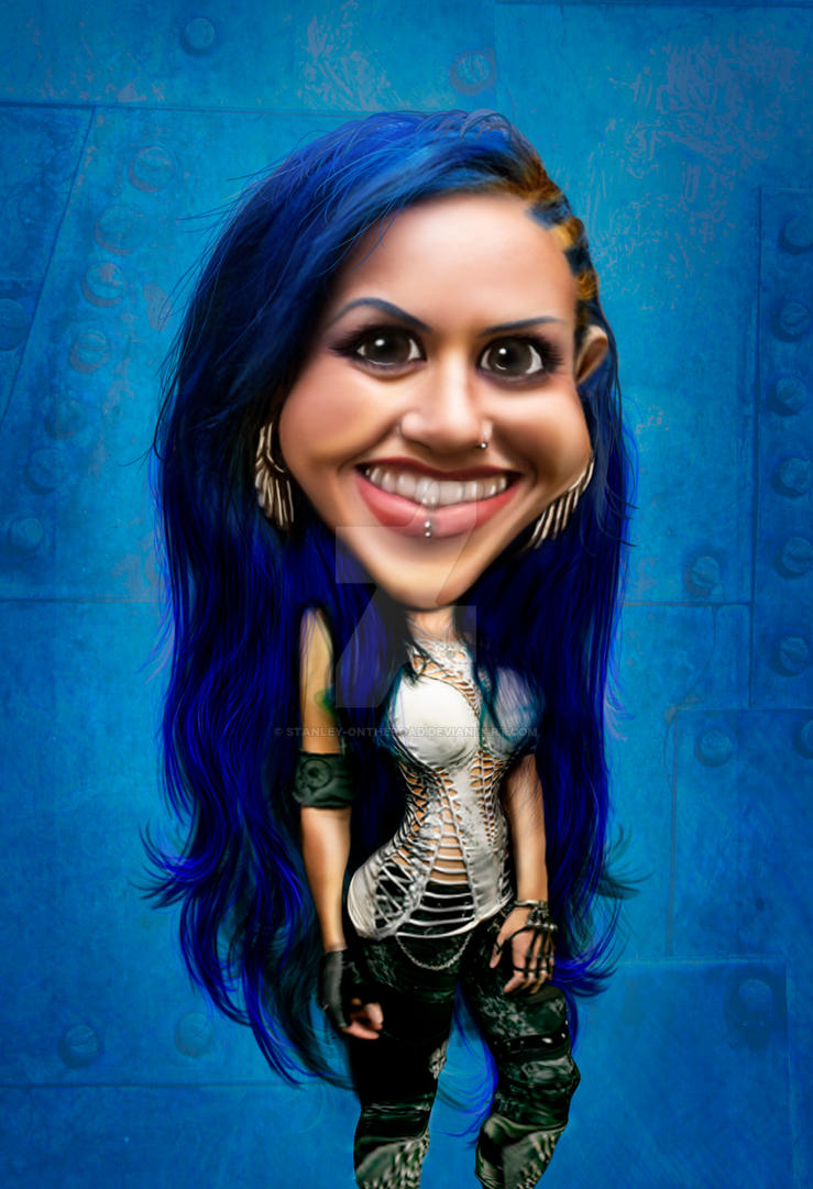 Alissa White-gluz caricature by Stanley-ontheroad on ...