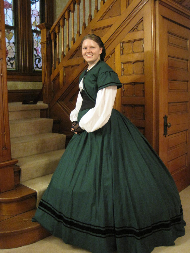 1865 Day Dress by calevey on DeviantArt