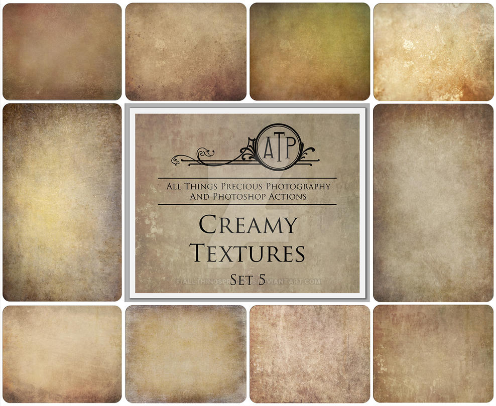 Creamy Textures Set 5 by AllThingsPrecious