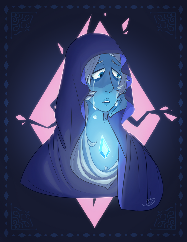 I just want her to be happy   I've been having a lot of art block lately... pls help Blue Diamond and Steven Universe © Rebecca Sugar