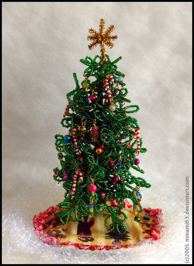 Beaded Christmas Tree by minami63 on DeviantArt