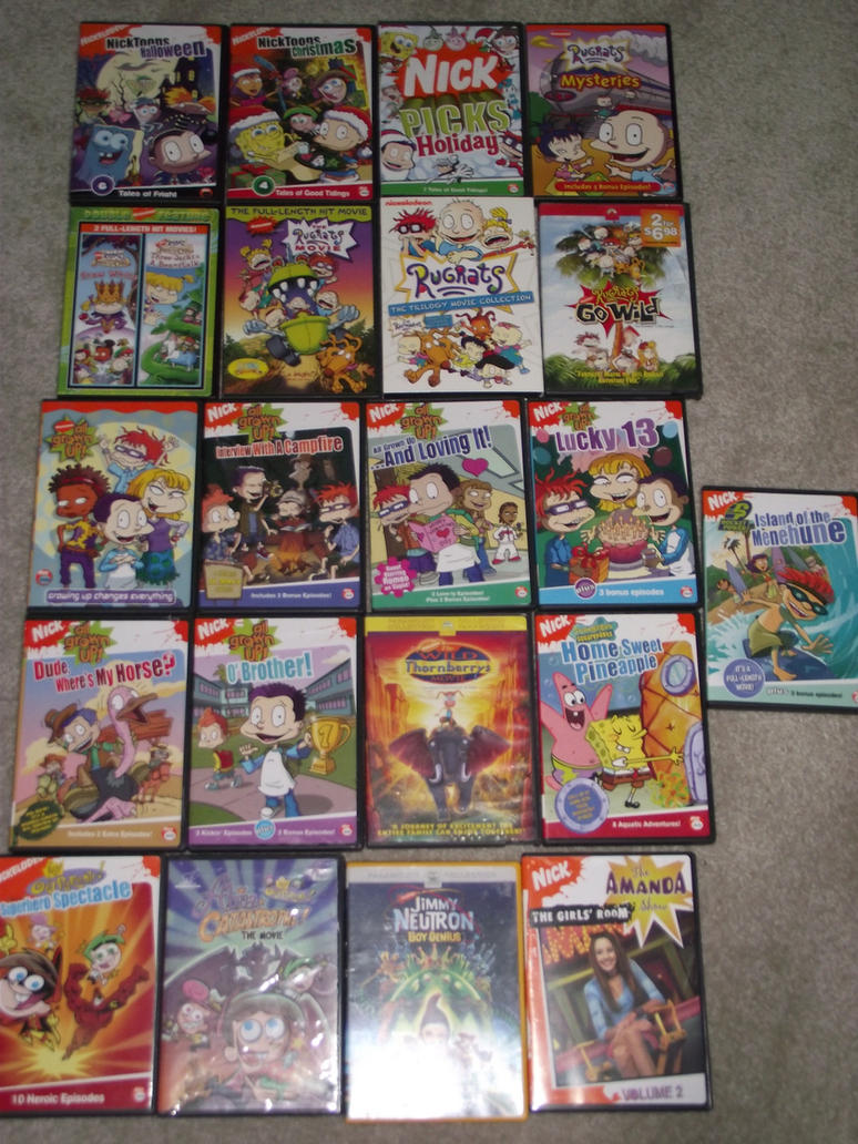 My Nickelodeon Dvd Collection by surfcritter on DeviantArt