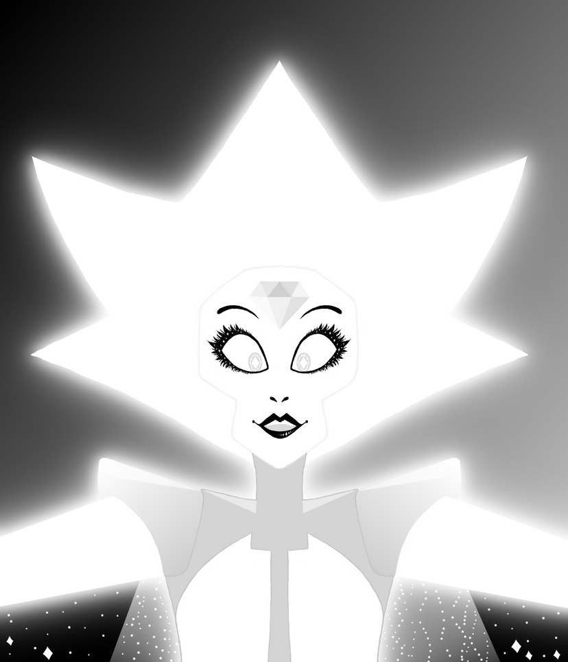 “Hello starlight” I love this lightbulb mommy -White diamond from Steven Universe-