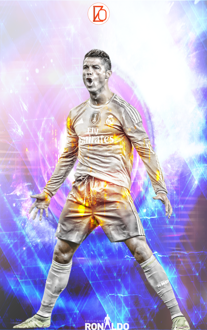 Cristiano Ronaldo Real Madrid Mobil Wallpaper By Izographic On