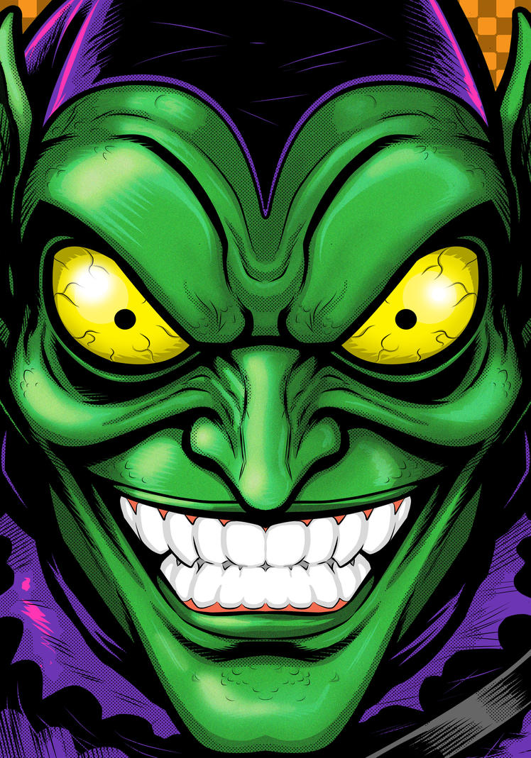 Green Goblin Portrait Commission by Thuddleston