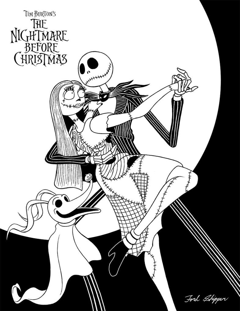 Jack Skellington Sally and Zero mission by Mystic Forces