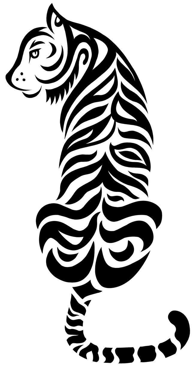 My Tribal Tiger Tattoo by MTbrainz-XD on DeviantArt