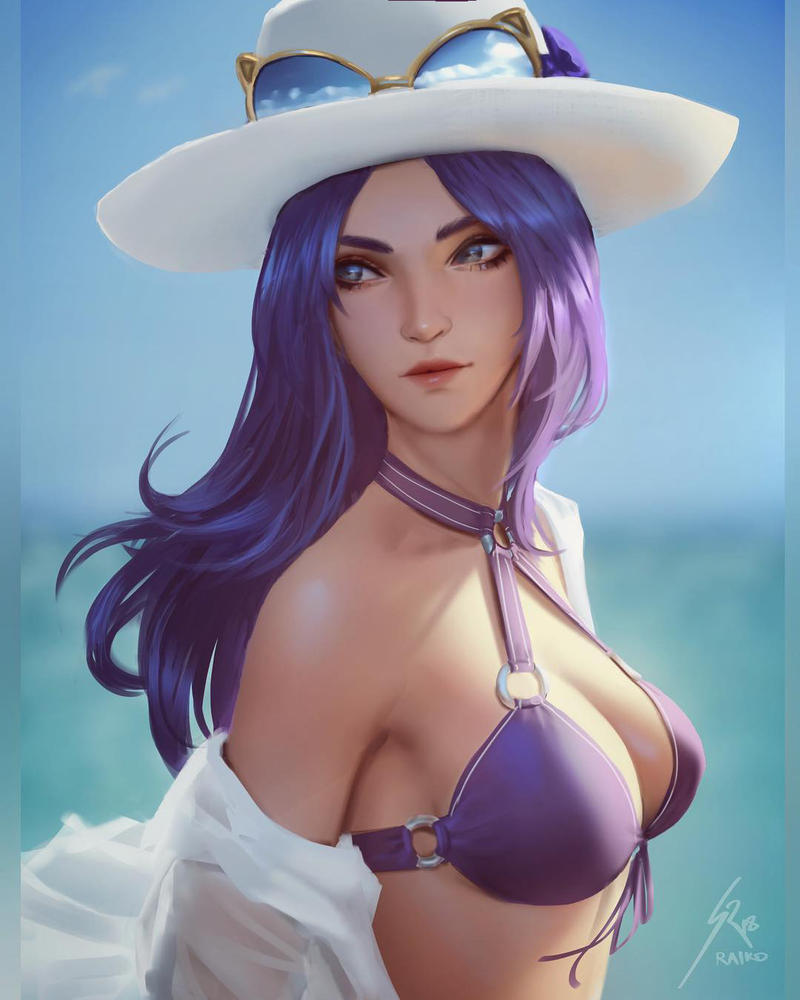 Pool Party Caitlyn by raikoart