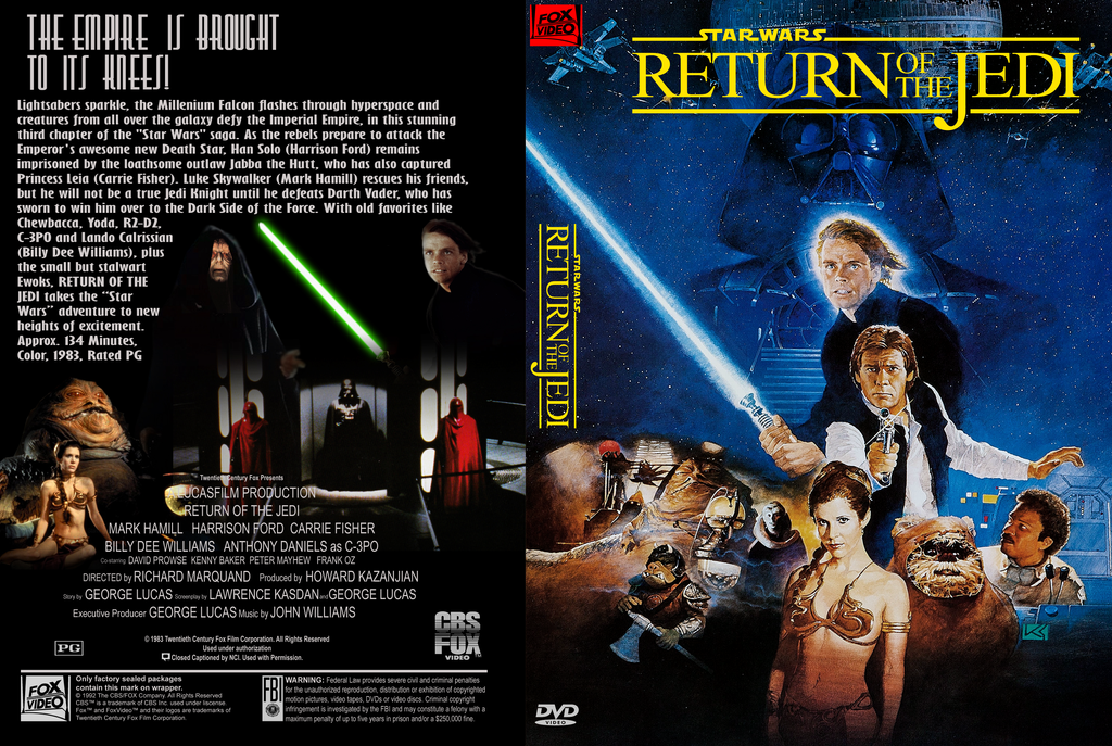 Star Wars Saga Throwback DVD covers Return_of_the_jedi_1992_vhs_style_cover_by_stephenreams-db9p2aj