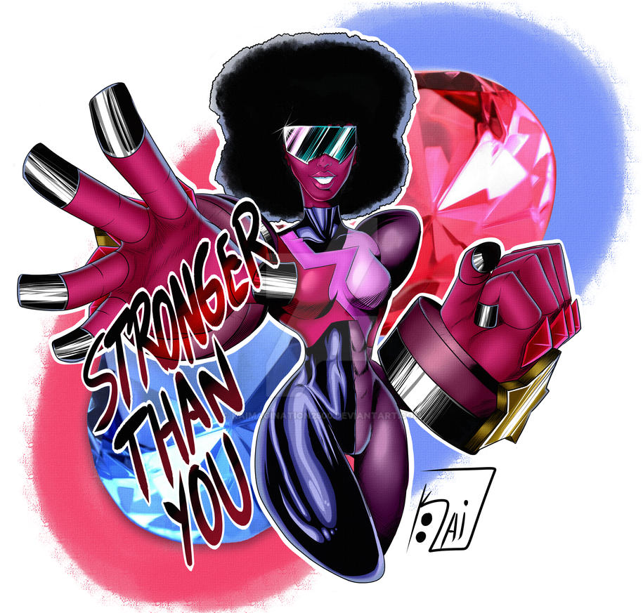 I really really like how it looks colored DDD definetly my favorite drawing until now         (Garnet Comic Style)