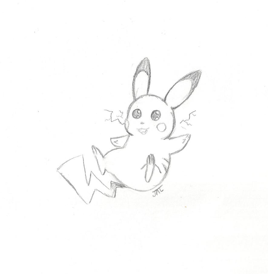 pikachu sketch by neodragonarts on DeviantArt