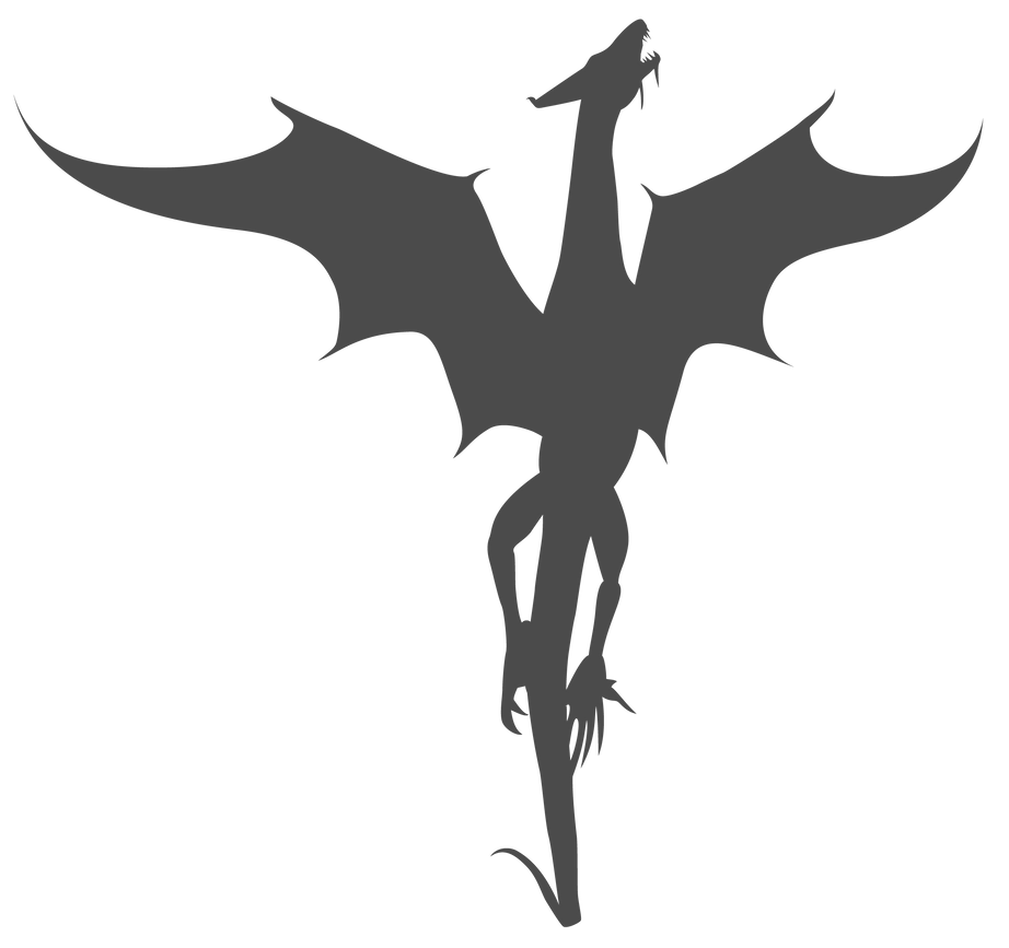Download Vector Dragon Silhouette by Watyrfall on DeviantArt