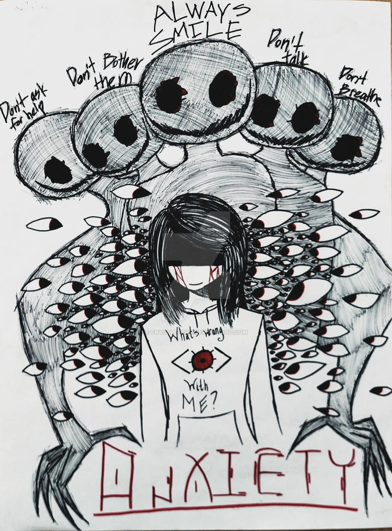 Anxiety Awareness Poster by CrystleTear on DeviantArt