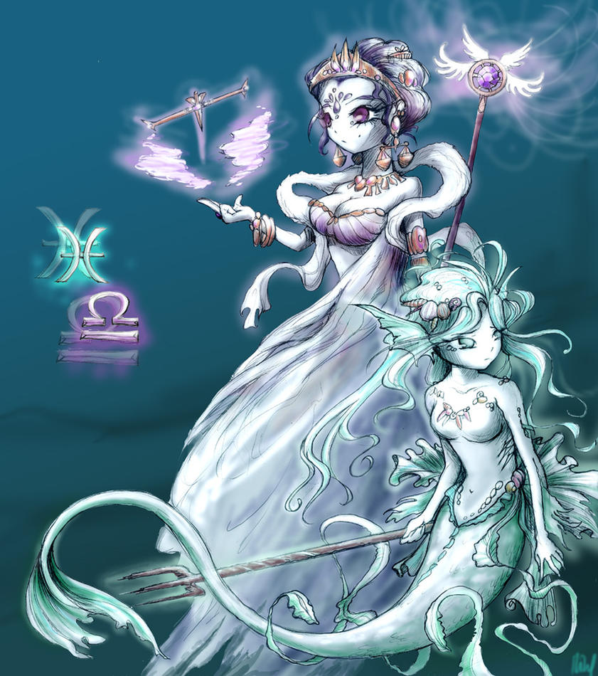 Zodiak Pisces And Libra By Ming85 On Deviantart