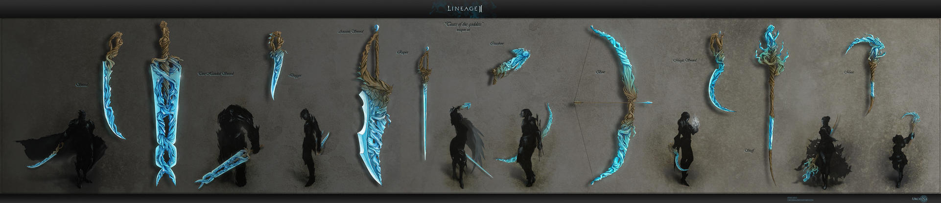 Weapon set Lineage 2 Tears of the goddess